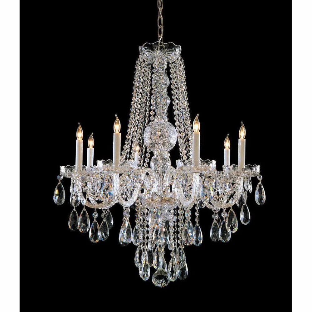 Phube Lighting Candle Crystal Chandeliers Light K9 Crystal Chandeliers