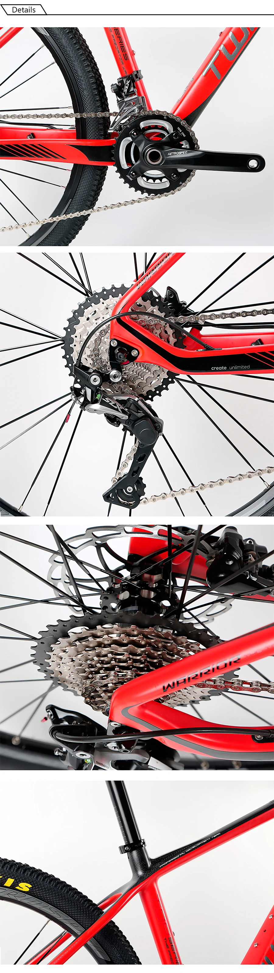 Excellent 2019 27.5ER mtb Carbon Bike Aluminium Wheels Complete Mountain Bike Double Disc brake BSA SLX M7000 22/33speed OG-EVKIN 2 Excellent 2019 27.5ER mtb Carbon Bike Aluminium Wheels Complete Mountain Bike Double Disc brake BSA SLX M7000 22/33speed OG-EVKIN 2