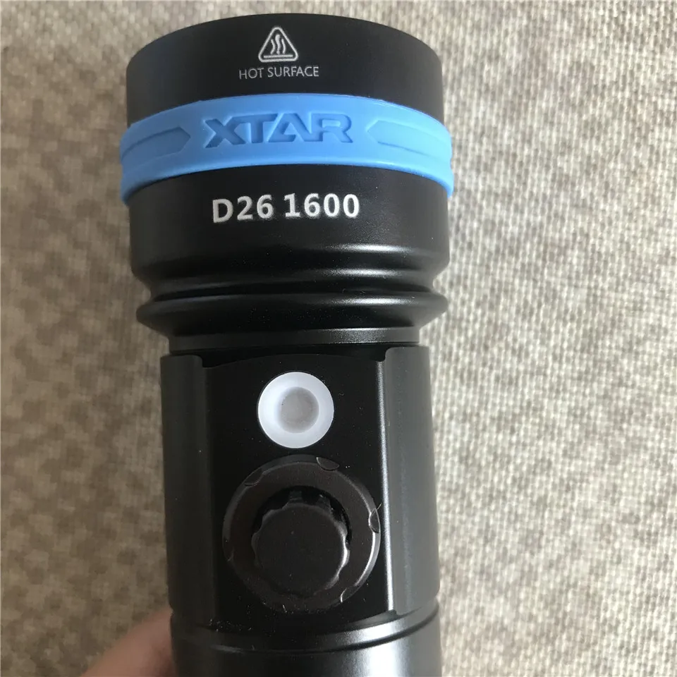 Xtar D26 1600 широкий угол обзора Ангел 16340 26650 18650 мощный светильник для дайвинга Cree XHP35 Магнитный пресс-переключатель подводный вспышка светильник s