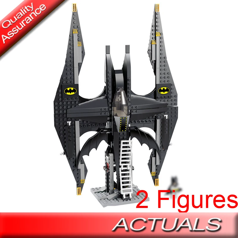 

336pcs Decool 7112 The Batwing The Joker's Aerial Assault Building Blocks Batman Bricks Compatible with Lego 7782 Super Heroes