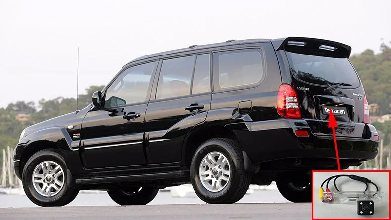 Беспроводные автомобильные камеры заднего вида для Hyundai терракан 2001~ 2007/RCA 6 м провод HD CCD ночного видения Автомобильная камера заднего вида