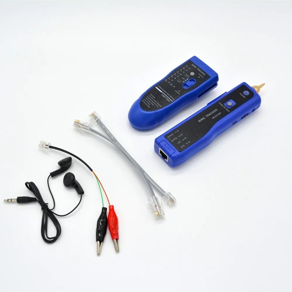Инженерные Связь Сеть кабельного тестера Линии Tracker Telecom RJ45 RJ11 проводки адаптер