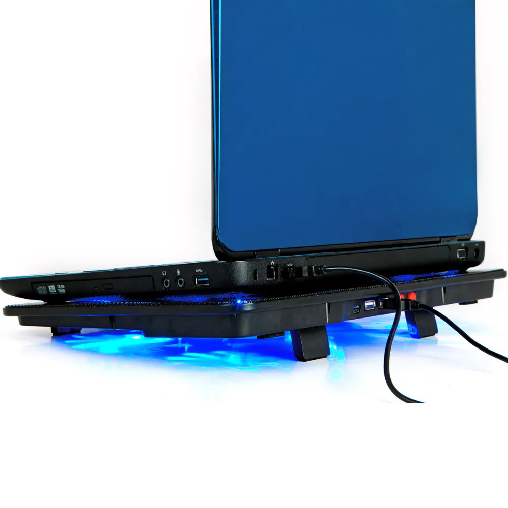 AICHESON Laptop Cooling Pad 5 Fans 15.6-17.3 Inch Heavy Notebook Cooler