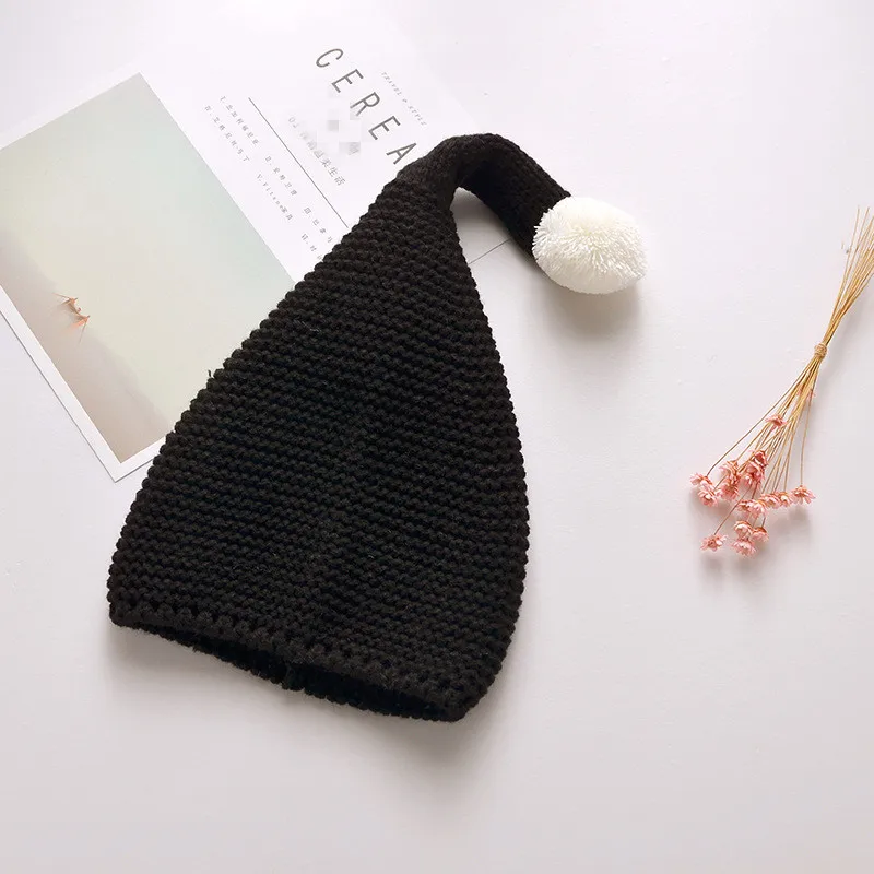 Детские головные уборы при химиотерапии beanie beanies для мужчин забавная шапка gorro женское Inverno зимняя шапка зимние шапки для женщин - Цвет: black