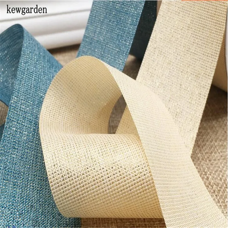 Kewgarden оптовая продажа Золотая полиэфирная лента льняные ленты 1 5 дюйма 40 мм