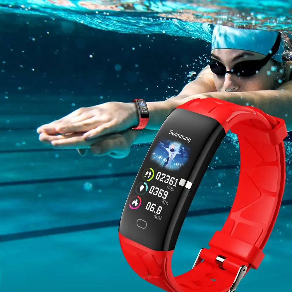 E58 Smart Bracelet Blood Pressure Pedometer Fitness Activity Watch Tracker IP67 Waterproof Women Smartwatch | Электроника