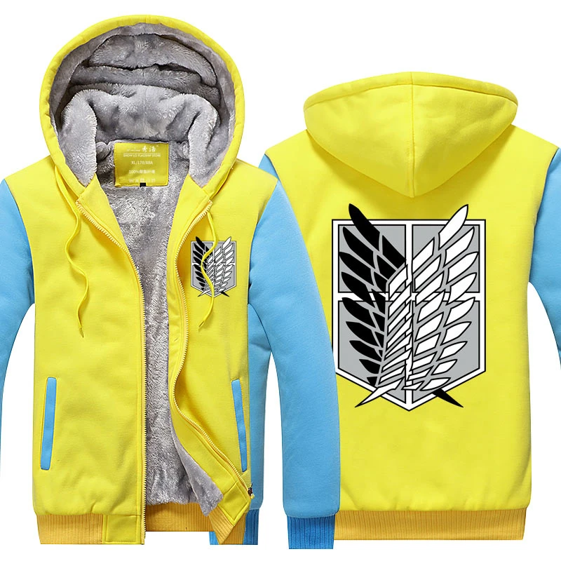 Fans Wear Attack on Titan Coat Zipper Hooded Printed Hoodies Shingeki No Kyojin Winter Sweatshirt Rivaille Zip Up Sweatshirts Fans Wear Attack on Titan Coat Zipper Hooded Printed Hoodies Shingeki No Kyojin Winter Sweatshirt Rivaille Zip Up Sweatshirts
