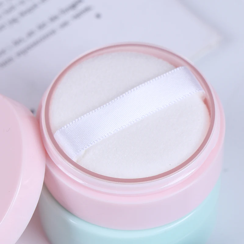 1 шт. новая пластиковая пустая коробка для пудры с ситом, косметическая банка для макияжа, контейнер для путешествий, многоразовая парфюмерная Косметика с пуховиком