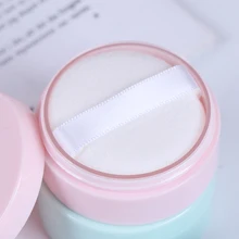 1 шт. новая пластиковая пустая коробка для пудры с ситом, косметическая банка для макияжа, контейнер для путешествий, многоразовая парфюмерная Косметика с пуховиком