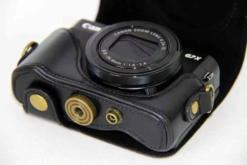Чехол из искусственной кожи для камеры, чехол для Canon powershot G7XII G7X II G7X Mark II с плечевым ремнем, 4 цвета на выбор