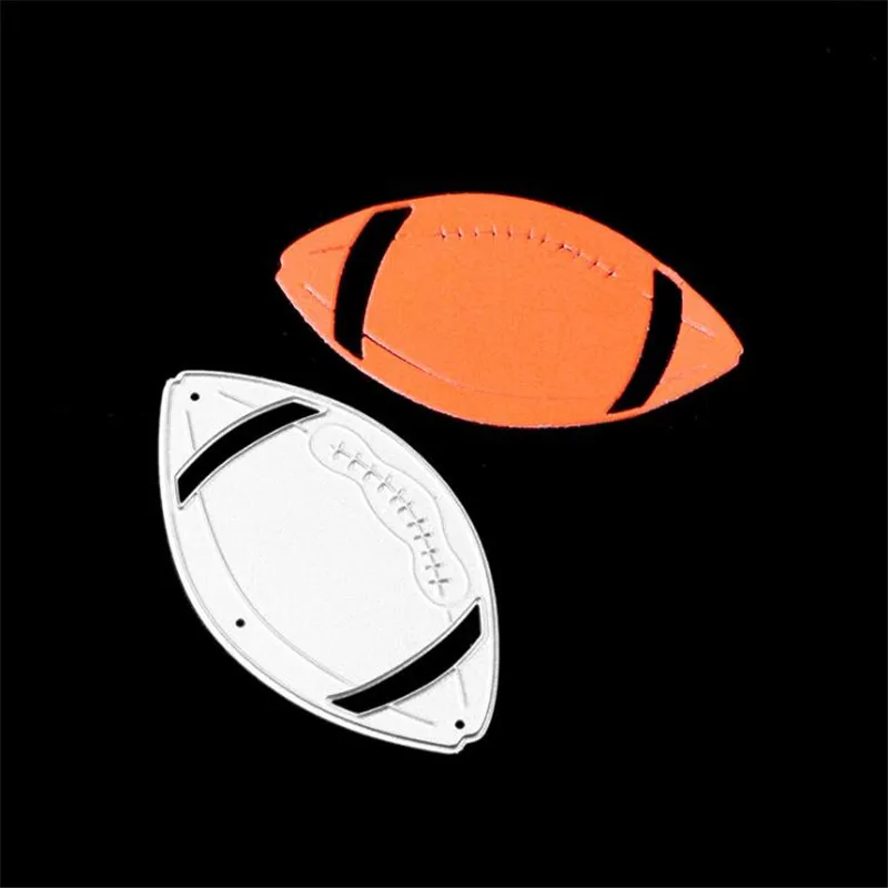 

Football Metal Cutting Dies Stencils for Scrapbooking DIY Photo Album Embossing Folder Paper Decorative Supplies