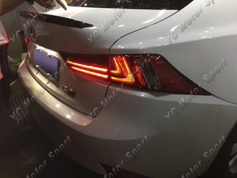 2013-2015 Lexus IS F Sport Sedan YC DESIGN TYPE I Style Rear Trunk Spoiler Wing CF (104)_