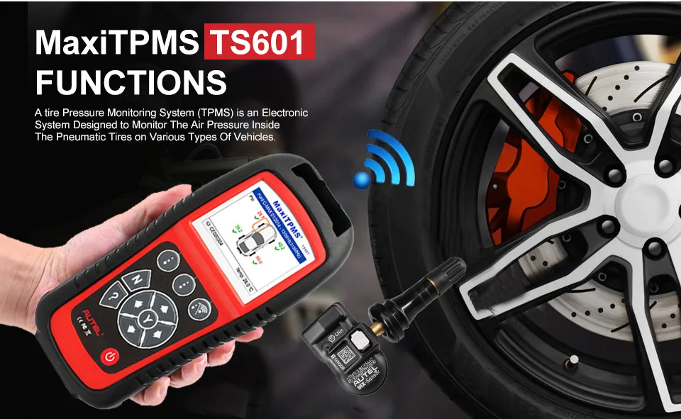 AUTEL MaxiTPMS TPMS TS601 TS401 диагностический инструмент PAD MX сенсор инструмент для программирования MX-sensor 433 315 OBD2 сканер Автомобильный сканер