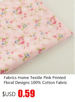 New Arrivals Pink Cotton Fabric White Dandelion Desgins Bedding Clothing Doll Home Textile Quiting Patchwork Tissue Tecido