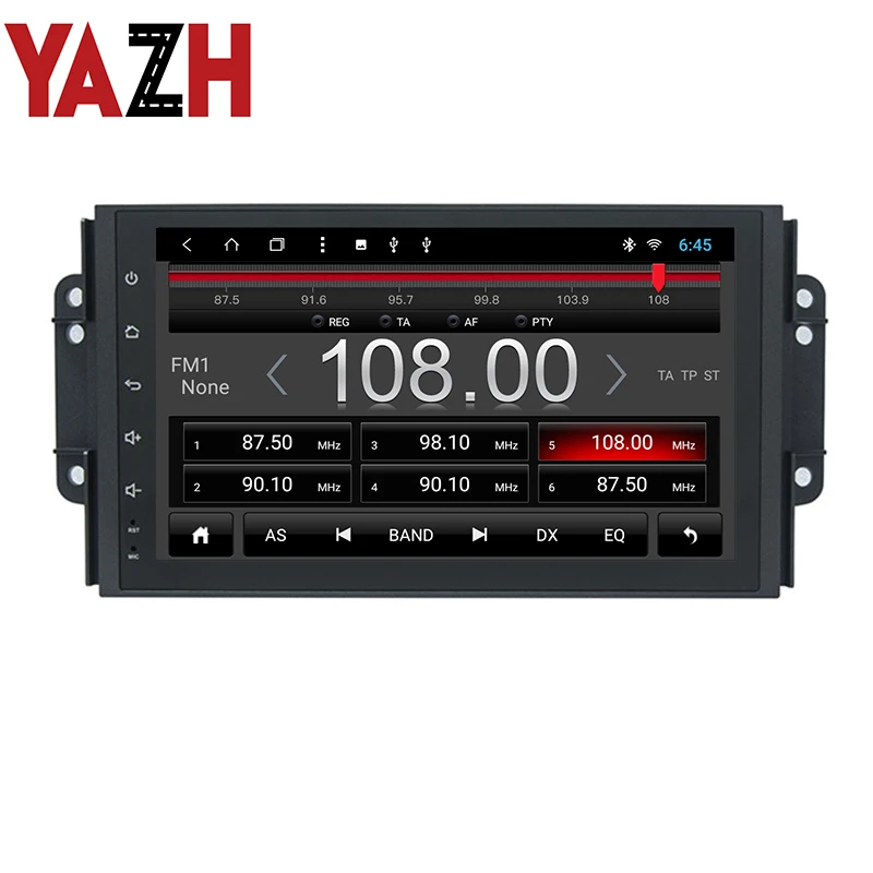 Top YAZH 9.0 inch display 1 Din CAR head unit For Chery MVM Tiggo 3 Car Stereo 2GB 32GB Auto Radio Android 8 core GPS Navigation 3