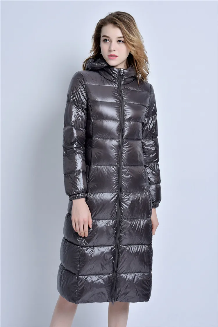 pato branco para baixo jaqueta puffer feminino