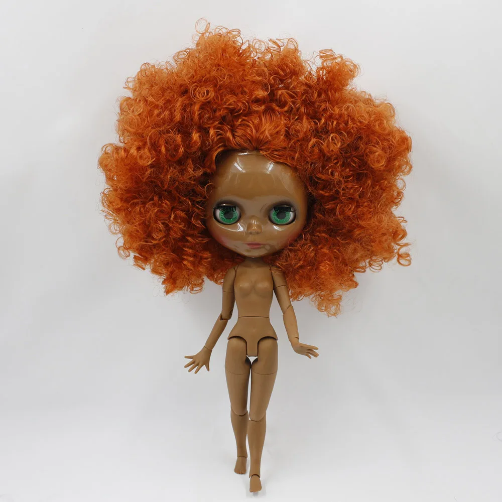 Blyth кукла супер черный шарнир тела афро волосы 30 см Мода Blyth BJD кукла для продажи