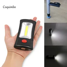 Coquimbo 2-Mode COB LED Flashlight Torch Magnetic Working Folding Hook Light Lamp Torch Linternas Multi-functional Lanterna Lamp