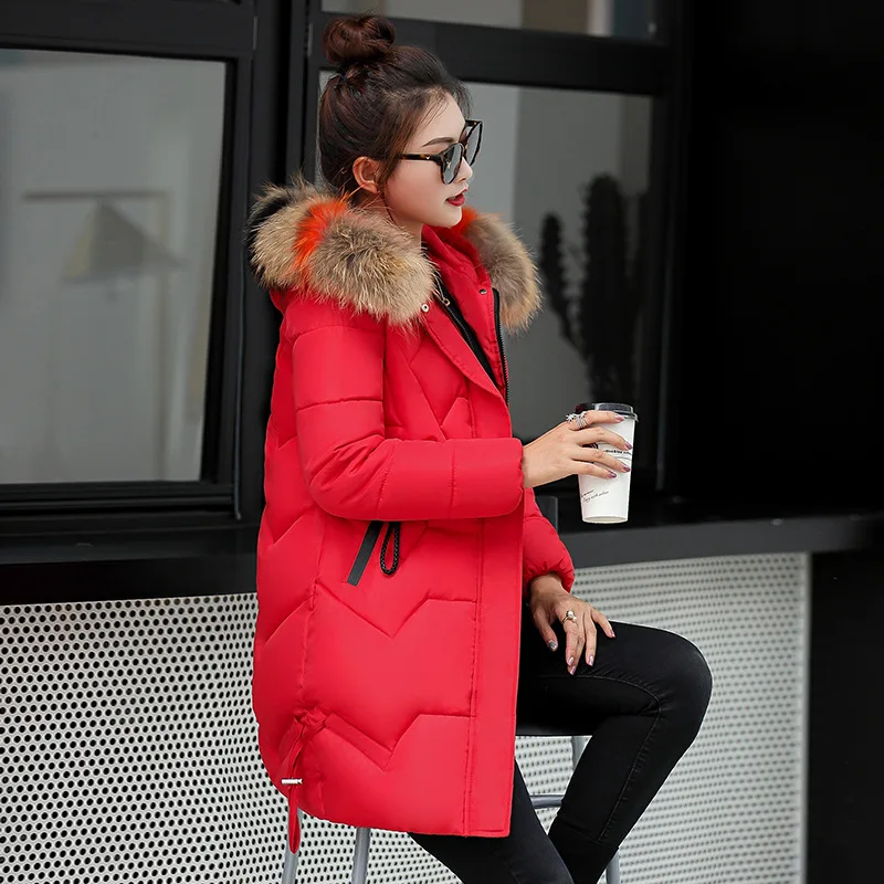 Beste Hooded Winter Down Jas Jas Dikke Warme Slanke Vrouwen Casaco Feminino Abrigos Mujer Invierno 2018 Gewatteerd Parka Gewatteerde Bovenkleding