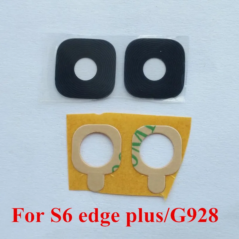 Wholesale Price 50PCS/Lot Back Rear Camera Lens Glass Cover Ring with Sticker for Samsung Galaxy S6 Edge Plus edge+/G928 | Мобильные
