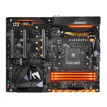 Используется для Gigabyte GA-AORUS AX370-Gaming K7 оригинальная материнская плата X370AORUS AX370-Gaming K7 гнездо AM4 DDR4 USB3.0 SATA3.0