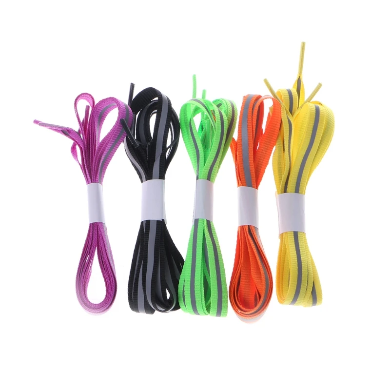 

Reflective Light Shoelace Fashion Modern Flat Shoe Strings For Athletic Sneaker