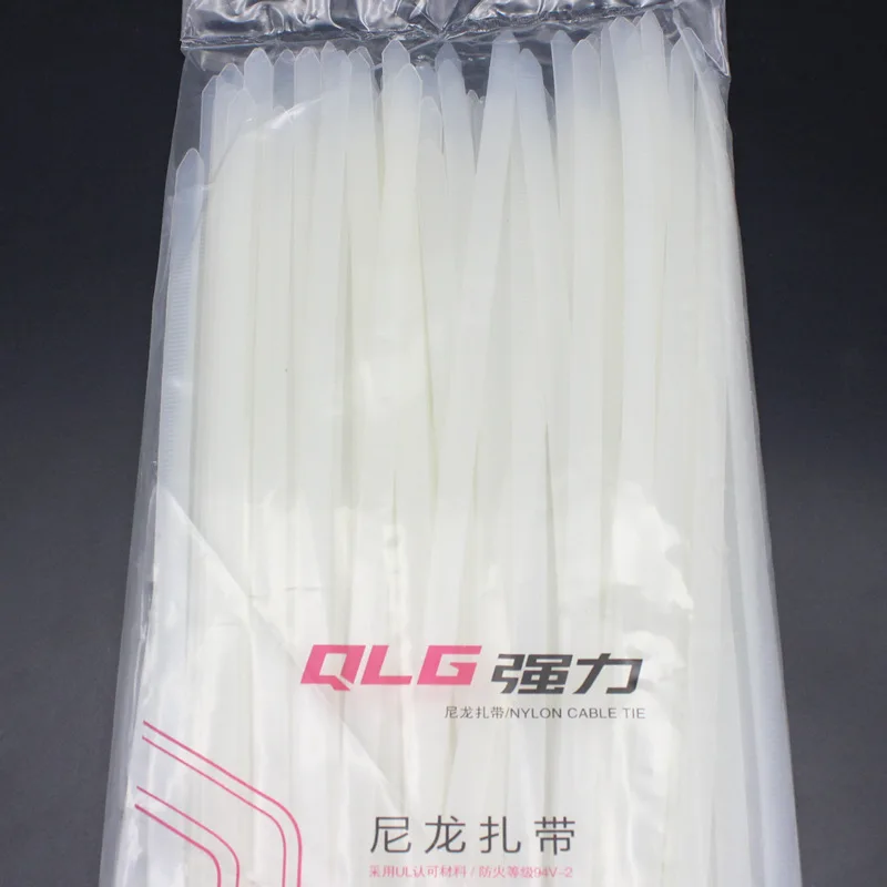 ФОТО 100Pcs/pack 10*800mm high quality width 9mm White Color National Standard Self-locking Plastic Nylon Cable zip Tie,Wire Zip Tie