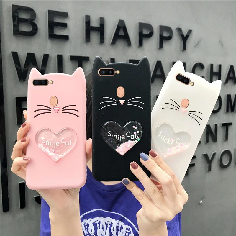 الشرف 9 لايت حافظة لهاتف Huawei P20 لايت حالات هواوي Y9 2019 P الذكية 2018 10 P10 برو P9 P8 2017 Y6 y5 Y7 رئيس 2017 7X 6X القط أكياس