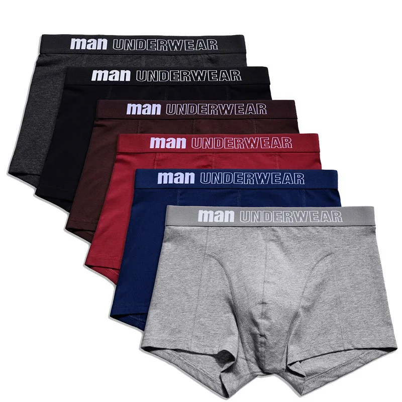 

Men Underwear Cotton Panties Loose Boxer Soft Comfortable Boxers Shorts Man Boxers Underpants Male Panties Underware Plus Size