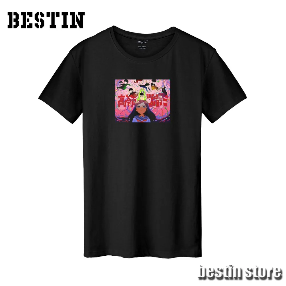 

Bestin New Anime Mob Psycho 100 Hip Hop Cotton T shirt/Sweatshirt/Hoodies Unisex Harajuku Cosplay Good Quality Hipster X1383