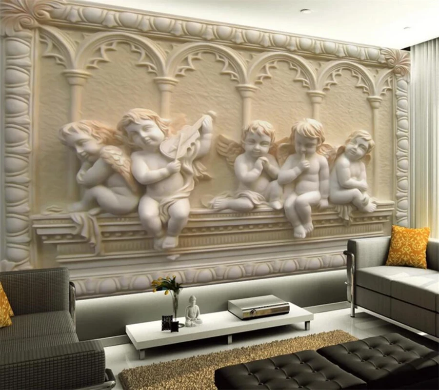 

beibehang Custom Photo Wallpaper 3D European Stereo Relief Mural Living Room Backdrop Design papel de parede 3d wallpaper behang