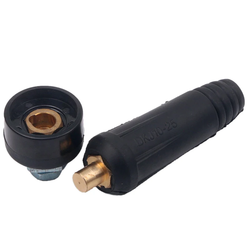 

Quick Fitting Male + Female Cable Connector Plug Socket DKJ10-25 Welding Machine