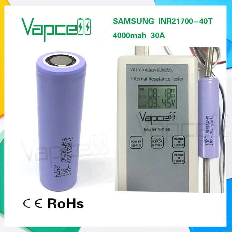 

1 dollar coupon Vapcell Original 21700 4000mah 30A 40T 3.7V continuous discharge Li-ion battery