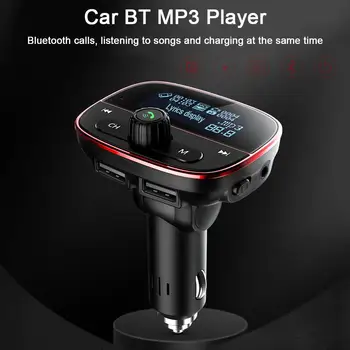 

Bluetooth Car MP3 Player FM Transmitter Audio Adapter Receiver Wireless Hands-free Voltmeter Car Kit USB Audio Adapter