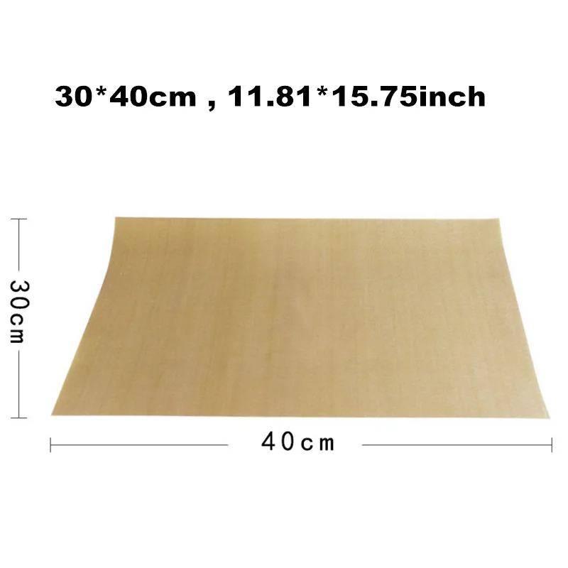 Goldbaking тефлоновый лист Стекловолоконный коврик для выпечки антипригарные коврики для барбекю 5 штук 30*40 см