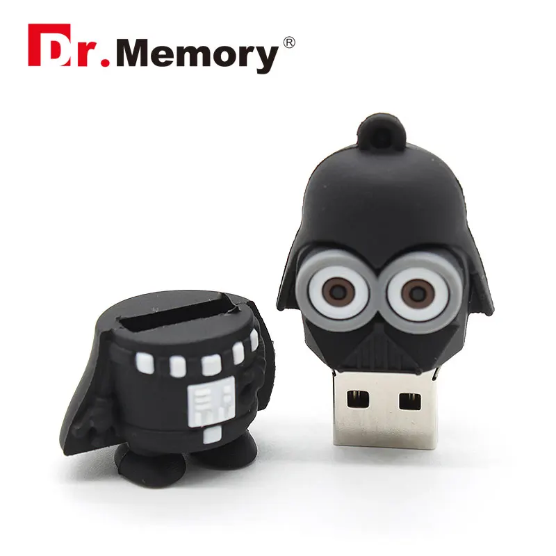 Забавные USB флеш накопители 16 Гб черный воин Меч Миньоны мультфильм Pendrive 32