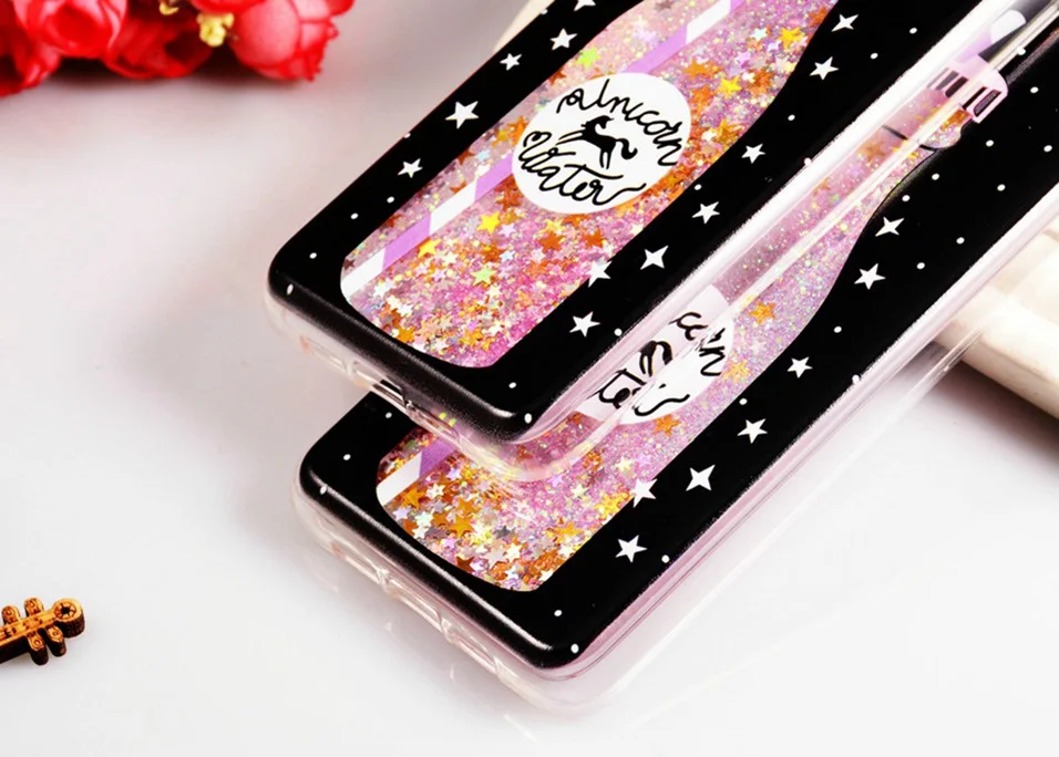 WhaY Quicksand Case For Xiaomi Mi 6 Cover TPU Silicone Fundas Drink Bottle Liquid Glitter Cover Xiomi Xaomi Mi6 Case Couque Capa (4)