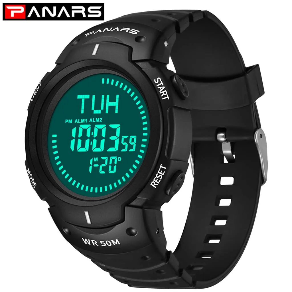 Men Digital Watch Electronic Sport Watch Military Waterproof LED Outdoor For Compass Watches dijital kol saati Men Watch NEW Men Digital Watch Electronic Sport Watch Military Waterproof LED Outdoor For Compass Watches dijital kol saati Men Watch NEW
