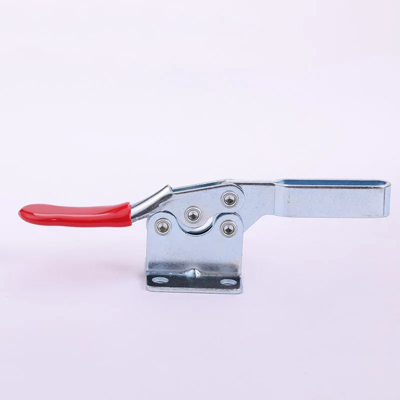 Stainless Steel Clamp With Anti-Slip Cover Horizontal Switch Clamp Quick Clip Holder Clamp Hand Tool For Metal Processing