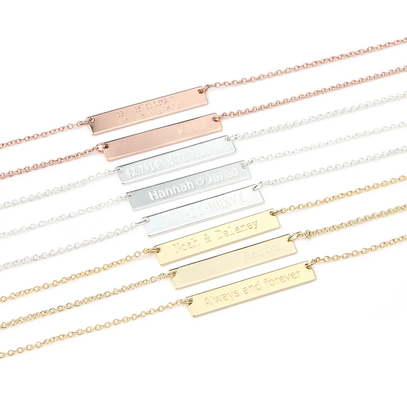 DUOYING-Necklace-For-Women-35-6mm-Gold-Color-Bar-Custom-Engraved-Name-Necklace-Personalized-Initial-Necklace (1)