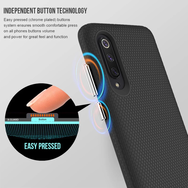 TOIKO X Guard 2 в 1 противоударные прочные чехлы для телефонов Xiaomi Mi 9 задняя крышка