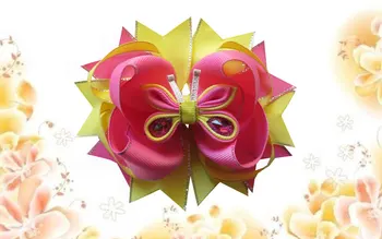 

10 pcs 5.5" Latest Headbands with Rhinestone Kids Hair Band Headwear Elastic Hairbows