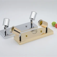 Современные 2 лампы база E27 E26 держатель лампы Настенные Бра вращающийся настенное точечное потолочное настенное освещение винт розетка