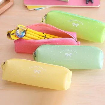 

Kawaii Butterfly Jelly Soft Pencil Case School Pencil Case Girl Stationery Estojo Escolar School Supplies (4 Colors Available)