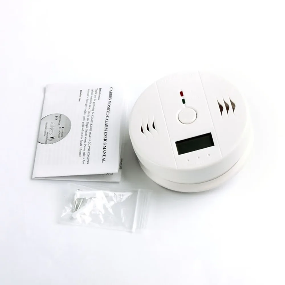 

Home Safety CO Carbon Monoxide Poisoning Smoke Gas Sensor Warning Alarm Detector Kitchen