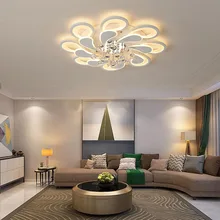Современный светодиодный потолочный светильник-люстра, хрустальная лампа, минималистичный светодиодный светильник для гостиной, столовой, спальни