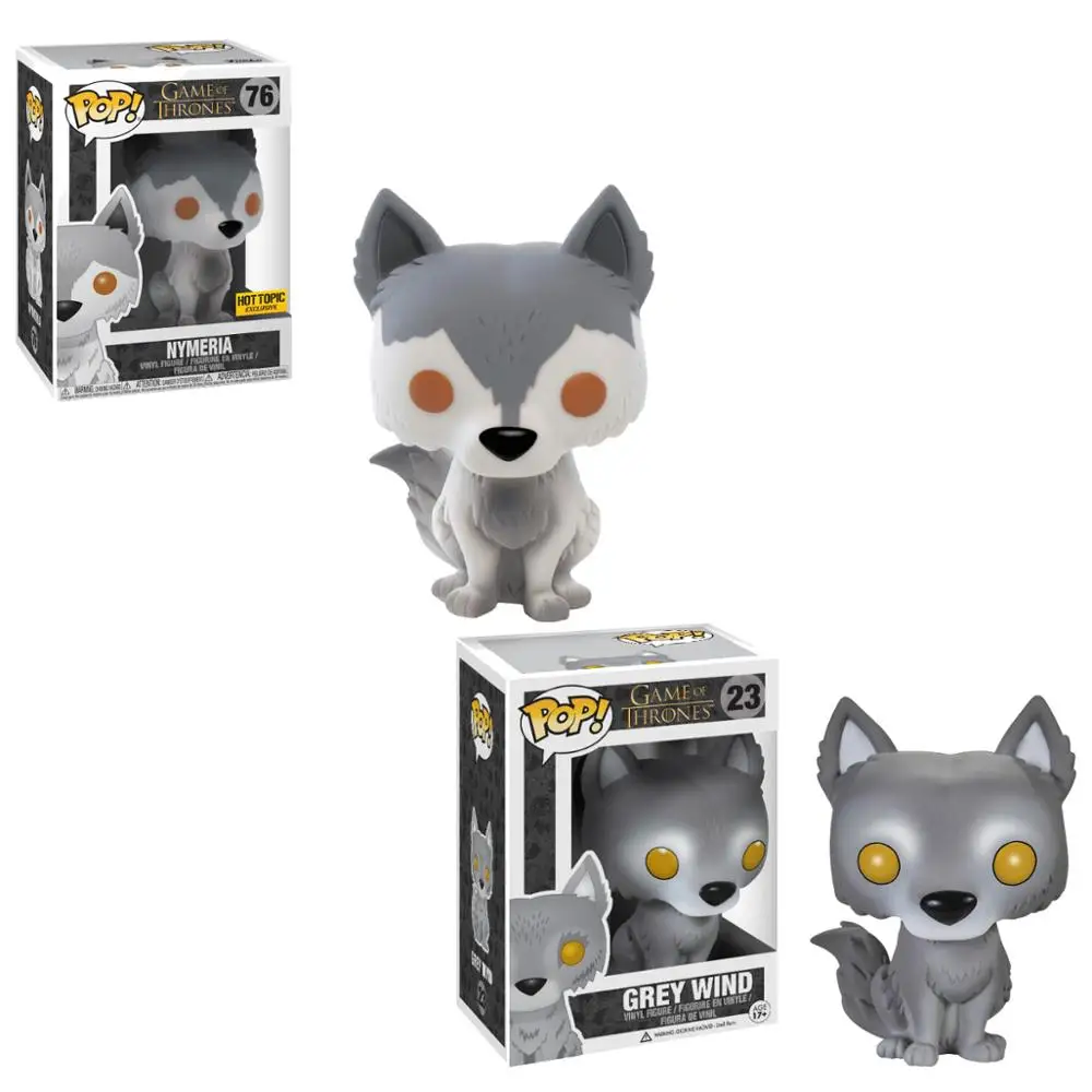 FUNKO POP Игра престолов фигурка питомца диревольф NYMERIA серый ветер призрак модель