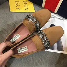 Женские мокасины на мягкой подошве с квадратным носком; женские прозрачные ботинки в Корейском стиле; удобные женские туфли для беременных; обувь для вождения; большие размеры