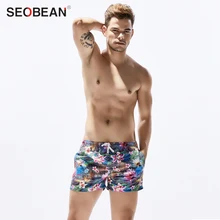 Лето г. бренд для мужчин's одежда заплыва шорты для женщин для купания пляж купальник цветочный принт эластичные водные виды спорта