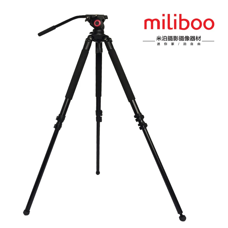 

miliboo MTT701A Portable Aluminium tripod for professional camcorder/video camera/DSLR tripod stand,with Hydraulic Ball Head